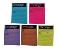 WEKADRIN Blocchi Memo Autoadesivi Colorati Fluorescenti Compatti Note Portatili Adesive per Casa Ufficio Scuola Stickers Promemoria Pratici Tracce