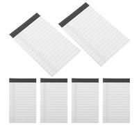 WEKADRIN Blocco Note A7 Tascabile a Righe Set 6 Pezzi Mini Taccuino Portatile per Appunti e Promemoria Agenda Compatta per Studenti e Professionisti Formato Piccolo 3X5 Pollici