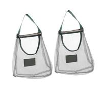 WEKADRIN Borsa a Rete la Frutta e Verdura 2 Pezzi, Sacchetti a Rete per Cipolle e Aglio, Design Sospeso per Cucina e Dispensa, Riutilizzabili e Traspiranti, Salvaspazio