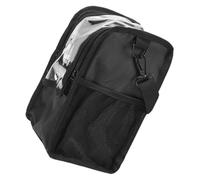 WEKADRIN Borsa Da Truccatore Trasparente Buste Cerniera Grande Capacità a Tracolla e a Mano Per Cosmetici Professionali Da Viaggio e Custodia Per Pennelli Da Trucco