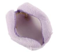 WEKADRIN Borsa per Trucco da Viaggio in Peluche Porpora Compatta e Multifunzionale Design a Cerniera, Comoda da Trasportare per Donne in Uso Outdoor e Viaggi