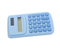 WEKADRIN Calcolatrice Tascabile Portatile Blu Candy Piccola e Leggera con Pulsanti Comodi per Studenti e Uso Ufficio Compatta e Facile da Trasportare