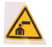WEKADRIN Cartello Adesivo Sicurezza Attenzione Testa Segnale Avvertimento Soffitto Basso Autoadesivo Adesivo Riflettente Alta Visibilità per Superfici Lisce Facile Installazione e