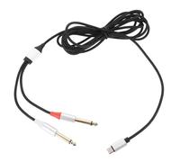 WEKADRIN Cavo Audio Type-c Doppio Jack da Metri per Amplificatori Smartphone e Tablet Resistente e Affidabile per Connessione Audio Pulita e Professionale