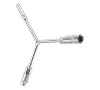 WEKADRIN Chiave a Bussola Esagonale Tipo Y per Valvole Pneumatici Auto in Acciaio Resistente, Estrattore e Installatore Stelo Valvola Portatile Compatto per Riparazioni Veicoli, Utensile