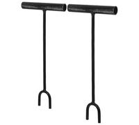 WEKADRIN Chiave per Rubinetto Acqua 2 Pezzi Impugnatura a T Strumento Estensione Valvola 30Cm in Ferro per Contatori Idraulici Gas e Riscaldamento Utensile Multifunzione per Spazi