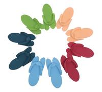 WEKADRIN Ciabatte Monouso Per Pedicure in Eva, 12 Paia, Taglia Unica Flessibile, Infradito Da Viaggio e Hotel, Comode e Igieniche Per Saloni Di Bellezza, Centri Benessere e Uso Domestico