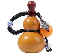 WEKADRIN Contenitore Vino in Cucurbita Vintage con Cera d'Api Portatile e Appeso per Brandy Whisky Vodka Rum Design Creativo e Compatto per Casa e Ufficio