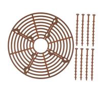 WEKADRIN Coprivaso per Fiori in Plastica Resistente 2 Pezzi, Protettore del Terreno per Vaso da Giardino Compatto e Liscio, Tappo Antipolvere Anti-scavo per Cani e Gatti