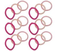 WEKADRIN Elastici per Chioma Scrunchies 90 Pezzi Nylon Alta Elasticità senza Segni Colorati per Ragazze Accessori Chioma Decorativi per Acconciature Quotidiane