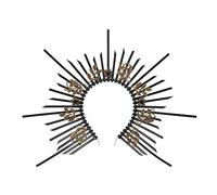 WEKADRIN Fascia Halo di Nostra Signora barrette hair pin copricapo d'oro per le donne copricapo di medusa divertente cerchio per accessorio per la decorazione dei plastica