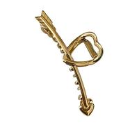 WEKADRIN Fermaglio Per Decorativo Clip Multifunzionale Antiscivolo Per Acconciature Chic Design Elegante Per Codini e Chignon Una Freccia Nel Cuore