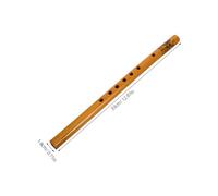 WEKADRIN Flauto Verticale in Bambù per Principianti Educativo Dizi Strumento Fiato per Adulti per Lezioni e Pratica Musicale