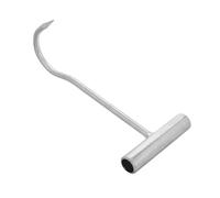 WEKADRIN Gancio Sollevatore per Tombini in Ferro Zincato Resistente Leggero e Portatile Multiuso per Apertura Chiusini Serrande e Trasporto Merci Maneggevole per Operazioni senza Sforzo