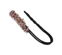 WEKADRIN Hair Donut Bun Maker Cristallo con Perline Accessorio Chic per Acconciature Te Fermacapelli Elegante per Donna Mantiene lo Chignon Ordinato Tutto Giorno Regalo