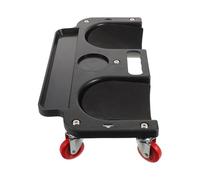 WEKADRIN Inginocchiatoio da Garage con Ruote Girevoli e Vassoio Portautensili Ginocchiere Protettive con Cuscinetto Spesso per Riparazioni Auto e Lavori di Piastrellatura Sedile