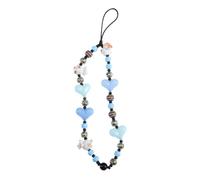 WEKADRIN Laccetto Telefono Con Perline Popcorn Creativo Corda Decorativa Anti-perso Cinturino Polso Resistente Compatibile Con Custodie Smartphone Portachiavi Elegante