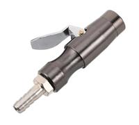 WEKADRIN Mandrino Gonfiaggio Pneumatici Auto Autobloccante Tedesco per Manometro Ugello Resistente per Valvole Auto e Moto Connessione Rapida e Misurazione Precisa Pressione