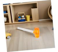 WEKADRIN Martello in Gomma Trasparente Antivibrazione Testa Elastica Ammortizzante per Installazione Pavimenti Lavori di Falegnameria e Progetti DIY Protezione Superfici Delicate