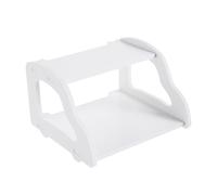 WEKADRIN Mensola Porta Router da Parete Senza Supporto Modem e Set-top Box Design Compatto Verticale Resistente Acqua Materiale Leggero Bianco