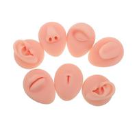 WEKADRIN Modelli Silicone per Piercing Corpo Realistici Kit Pratica Orecchio Naso Lingua Bocca Addome Morbido Elastico per Addestramento Professionale