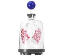 WEKADRIN Modello di Ventilazione Polmonare Simulatore Diaframma Blu, Modello Didattico per Esperimenti di Laboratorio, Visualizzazione Funzione Respiratoria per Insegnamento e Formazione