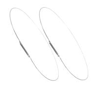 WEKADRIN Morsetti Per Guarnizione Porta Lavatrice in Acciaio Resistente 2 Pezzi, Anello Di Fissaggio a Molla Per Riparazione Guarnizione Oblò, Compatibili Lavatrici a Carica Frontale