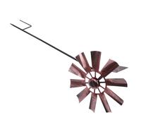 WEKADRIN Mulino a Vento in Ferro Battuto Decorazione da Giardino Resistente alle Intemperie Mulino a Vento Colorato per Esterni Girandola Rotante per Cortile