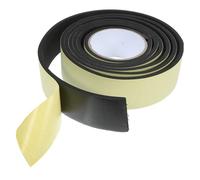 WEKADRIN Nastro Sigillante in Schiuma Nero con Forte Adesione Isolante e Ammortizzante per Porte Uffici e Ambienti Domestici Resistente e Versatile