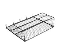 WEKADRIN Organizer da Parete Ganci, Cestini Appesi in Filo Metallico a Livelli per Ufficio e Casa, Portadocumenti Sospeso per Riviste e File, Contenitore da Parete Salvaspazio