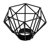 WEKADRIN Paralume in Forma Copertura Lampada Vintage in Metallo Nero Adatta Lampade da Soffitto Parete e Design Hollow Out e Resistente