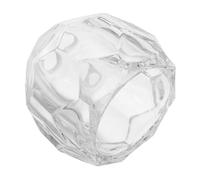 WEKADRIN Paralume in Vetro Trasparente da 80Mm per Lampadario e Ventilatore da Soffitto Copertura Sostitutiva a Globo per Applique da Corridoio e Plafoniera Paralume Sferico per