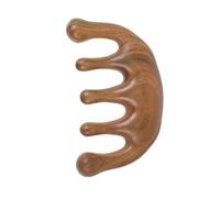 WEKADRIN Pettine da Massaggio in Legno di Sandalo Verde Stimolatore Capelli e Capelluto Design Elegante e Superficie Liscia Strumento Multifunzionale per Relax e Sollievo Dalla Fatica