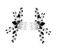 WEKADRIN Pettini Decorati per Chioma da Sposa 2 Pezzi in Lega di Zinco, Accessori per Matrimonio e Addio al Nubilato, Copricapo per Damigelle e Abiti da Sposa