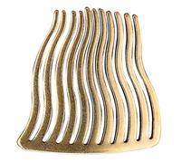 WEKADRIN Pettinino in Ottone Ricciolato per Capelli Accessorio da Sposa Artigianale Fermaglio Decorativo per Banquet e Matrimonio Design Elegante e Resistente