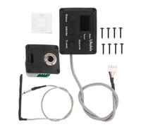 WEKADRIN Pickup Ukulele Piezoelettrico con Equalizzatore Digitale Bande e Accordatore LCD Preamp per Chitarra Acustica Compatibile per Strumenti Musicali in Palco e Pratica Domestica