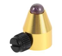 WEKADRIN Piedi di Bellezza a Diapason in Lega di Alluminio con Base in Cristallo Viola, Accessori per Diapason per Meditazione e Uso Terapeutico, Pezzi di Ricambio per Strumenti Musicali