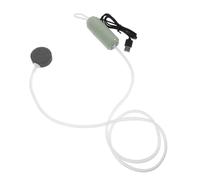 WEKADRIN Pompa di Ossigeno per Acquario USB Silenziosa Portatile, Gorgogliatore Compatto per Vasche e Piante Acquatiche, Pompa D’aria Efficiente per Spazi Acquatici