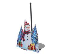 WEKADRIN Porta Tovaglioli da Tavolo Natale Stabile e Compatto Dispenser Rotolo Tovaglioli Stand Decorativo per Cucina e Sala da Pranzo per Feste e Uso Quotidiano