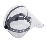 WEKADRIN Protettiva Trasparente in Pmma Resistente a Olio e Calore, Montata a Testa Leggera per Protezione Viso da Goccioline e Polveri, Adatta per Lavoro, Cucina e Attività All’aperto