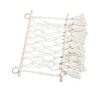 WEKADRIN Rete Giocattoli Parete in Macramè per Organizer per Peluche e Decorazione Camera Supporto per e Accessori Boho Semplice e Funzionale