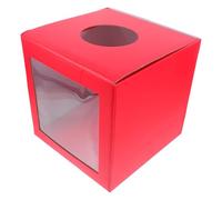 WEKADRIN Scatola per Biglietti della Lotteria in Cartone Rigido Urna per Suggerimenti e Votazioni Scatola Cubica Grande Capacità per Eventi e Feste