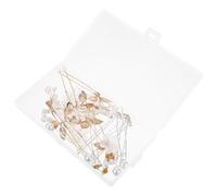 WEKADRIN Set 15 Forcine per Chioma da Sposa Strass e Perle Fermagli a U Fiori Cristallo Accessori Eleganti per Acconciature Nuziali e Cerimonie Adatti a Tutte le Età