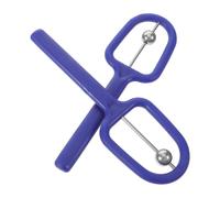 WEKADRIN Set 2 Pezzi Allenatore Muscolare Orale Lingua a Forma di U Blu, Dispositivo per Esercizio Punta Lingua e Adulti, Strumento Portatile per Terapia Miofunzionale e Miglioramento