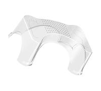 WEKADRIN Sgabello Wc Trasparente in Pet Antiscivolo per Adulti Rialzo Piedi Bagno per Vasino e Allenamento al Vasino Poggiapiedi Multifunzionale per Toilette con Design Ergonomico e Sicuro