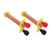 WEKADRIN Strumento Sperimentale Fisica Elettromagnete Solenoide Bobina a T 2 Pezzi Kit per Insegnamento Induzione Elettromagnetica e Esperimenti Elettrici