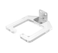 WEKADRIN Supporto a Parete Per Piastra e Asciugacapelli in Acrilico Trasparente, Porta Asciugacapelli Da Bagno Leggero e Resistente, Mensola Salvaspazio Per Uso Casa, Salone e Cameretta