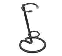 WEKADRIN Supporto da Tavolo per Bacchette di Cristallo in Ferro Nero Base Compatta per Esposizione di Bacchette Magiche e Pietre Preziose Espositore Stabile e Portatile per Collezioni e