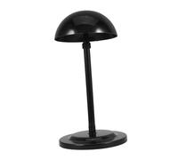 WEKADRIN Supporto Espositore Cappelli Telescopico Nero Regolabile per Negozi e Centri Commerciali Stand Solido per Visualizzazione Cappelli e Parrucche Adatto Diverse