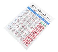 WEKADRIN Tabella Accordi Basso Elettrico Grande Formato Resistente e Durevole Guida Pratica per Principianti e Studenti Strumento Educativo per Apprendimento Facile e Duraturo